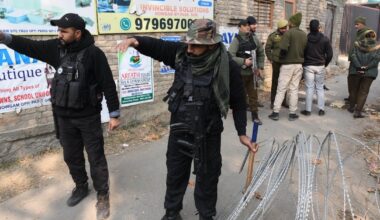 Kašmyro policijos nuovadoje driokstelėjus sprogimui žuvo 9 žmonės, dar 32 sužeisti