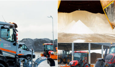 Kelininkai skelbia žiemos sezoną: 350 barstytuvų, pigiausia druska ir į kelių dangą nukreiptos kameros