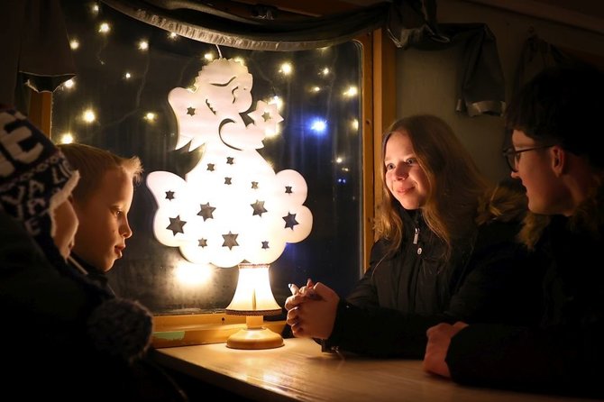 VšĮ „Aukštaitijos siaurasis geležinkelis“ nuotr. / Kalėdinis Siaurukas