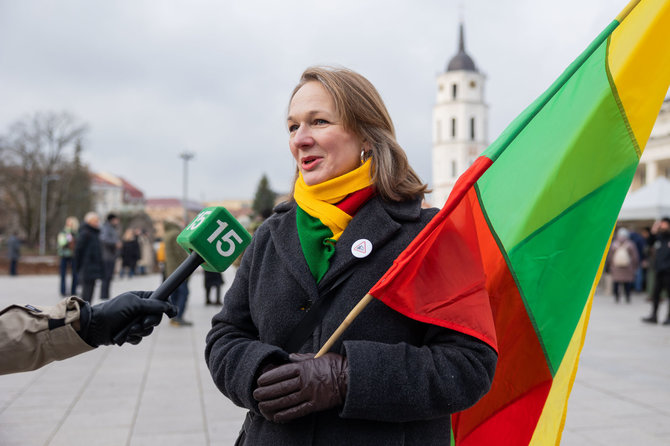 Patricija Adamovič / BNS/Kultūros bendruomenės finalinis mitingas