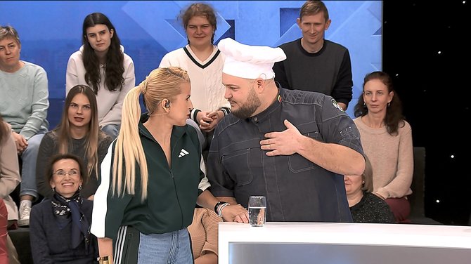 LNK nuotr./Laidos „Už ar prieš“ akimirka