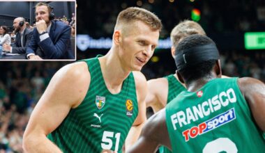 Balais „fantastišką pergalę“ apžvalgęs Eurolygos čempionas gyrė trenerį: „Drąsus sprendimas“ - 15min.lt