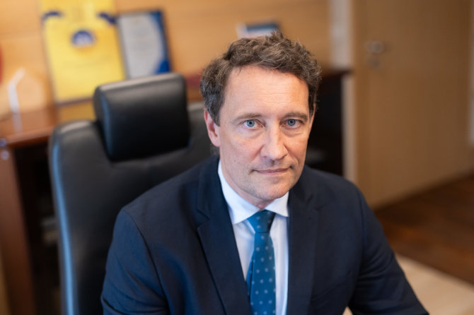 Gretos Skaraitienės / BNS nuotr./ Nacionalinio vėžio centro vadovas Valdas Pečeliūnas