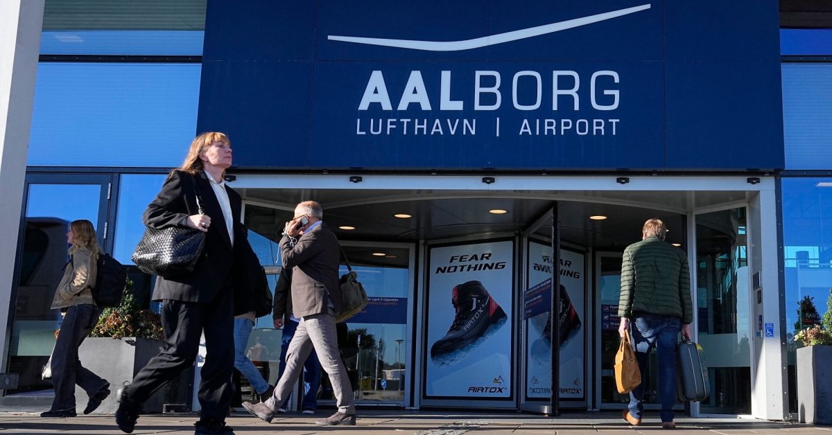 Dėl dronų buvo uždarytas Olborgo oro uostas Danijoje