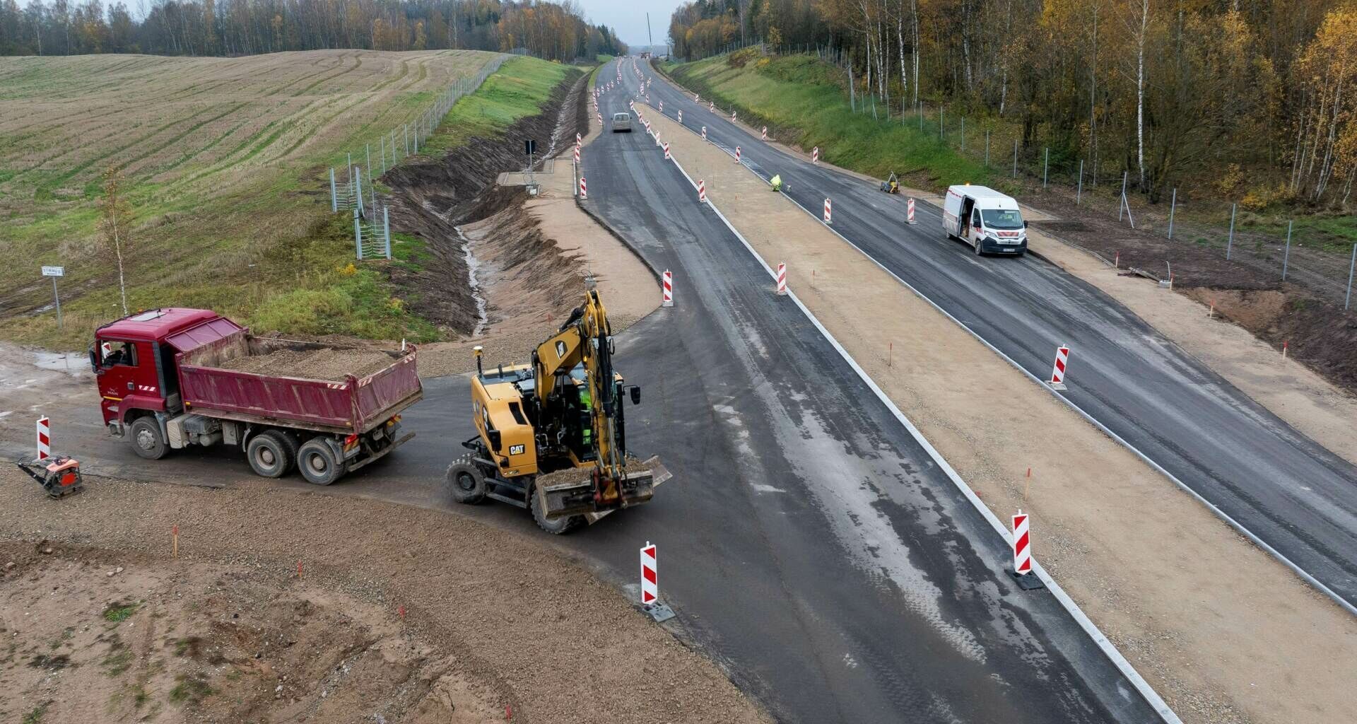Vilnius–Utena rekonstrukcija sparčiai juda: pirmasis ruožas arti finišo, netrukus atnaujins eismą