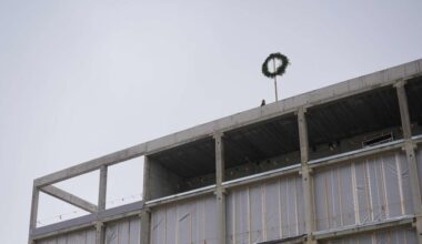 Panevėžio ligoninės Infekcinių ligų klinikos statybos sparčiai juda į priekį: iškeltas vainikas