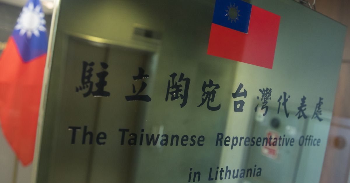 Estija neleidžia pavadinti Taivano atstovybės taip, kaip Lietuvoje - Respublika.lt