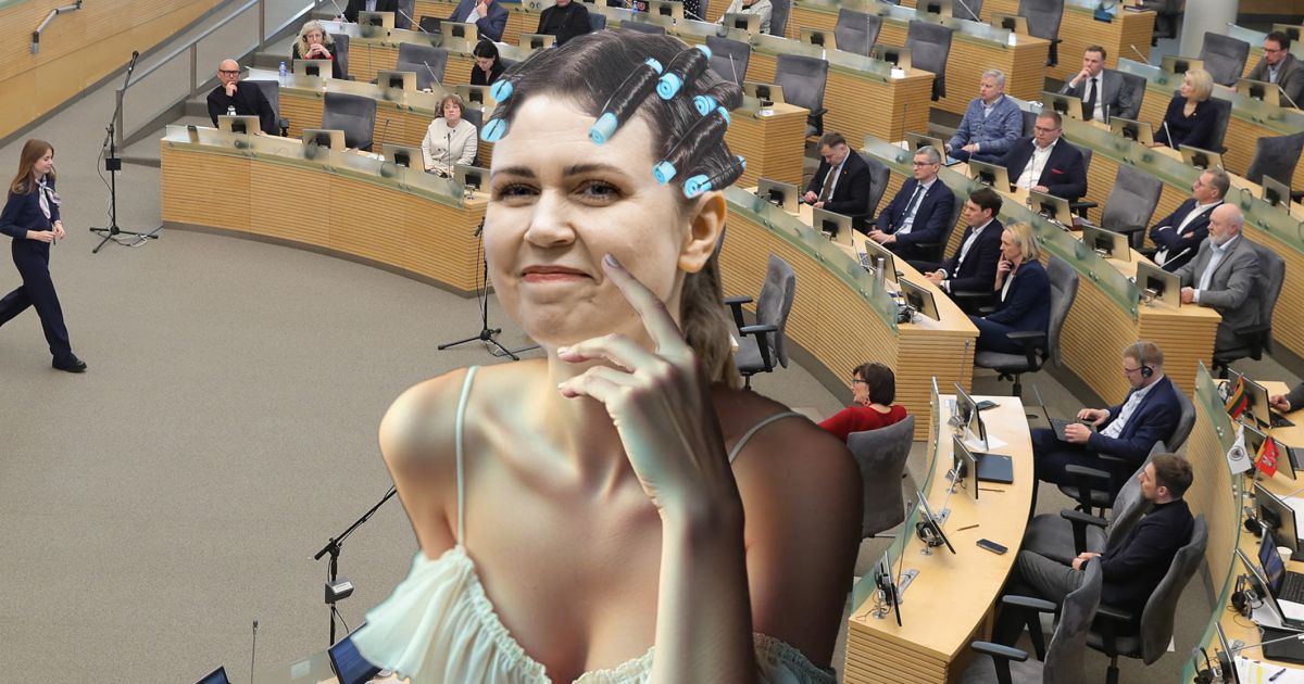 Dovilė Šakalienė Seime bent jau gerai išsimiega - Respublika.lt