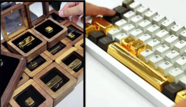 Premija darbuotojams - auksiniai klaviatūros klavišų dangteliai - Respublika.lt