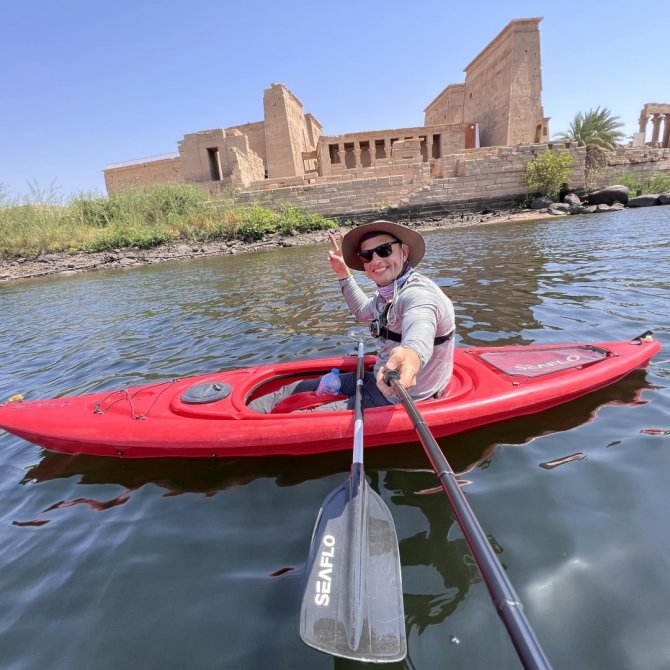 Asmeninė nuotr./Plaukimas Nilu