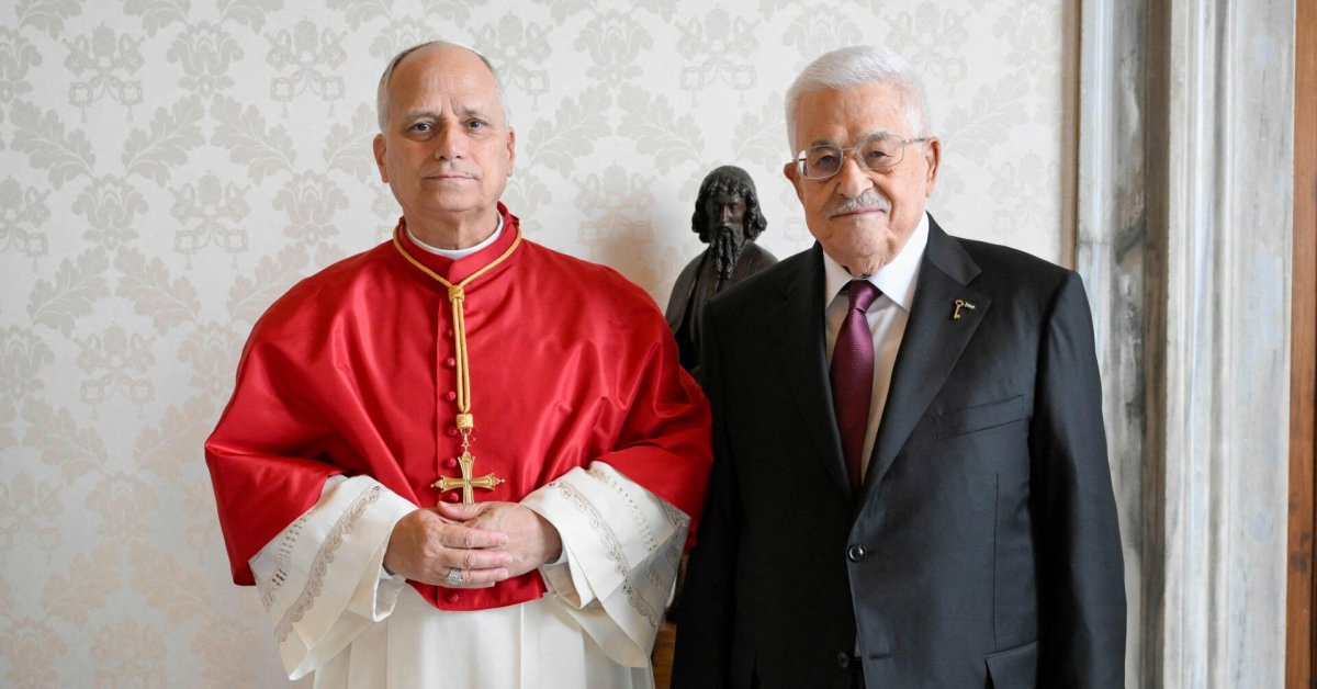 Popiežius priėmė Mahmudą Abbasą: palestiniečių prezidentas padėjo gėlių ant Pranciškaus kapo