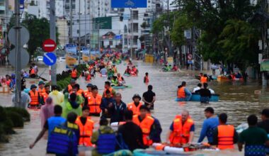 Vietname potvynių aukų skaičius išaugo iki 90