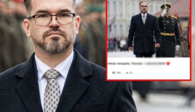 Krašto apsaugos ministerijos įrašas po Roberto Kauno paskyrimo – sukėlė audrą: „Kokia gėda, trinkit greičiau!“ | Vardai