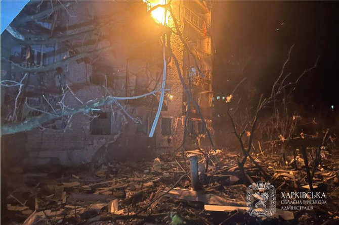 Rusija smogė rytiniam Ukrainos Balaklijos miestui