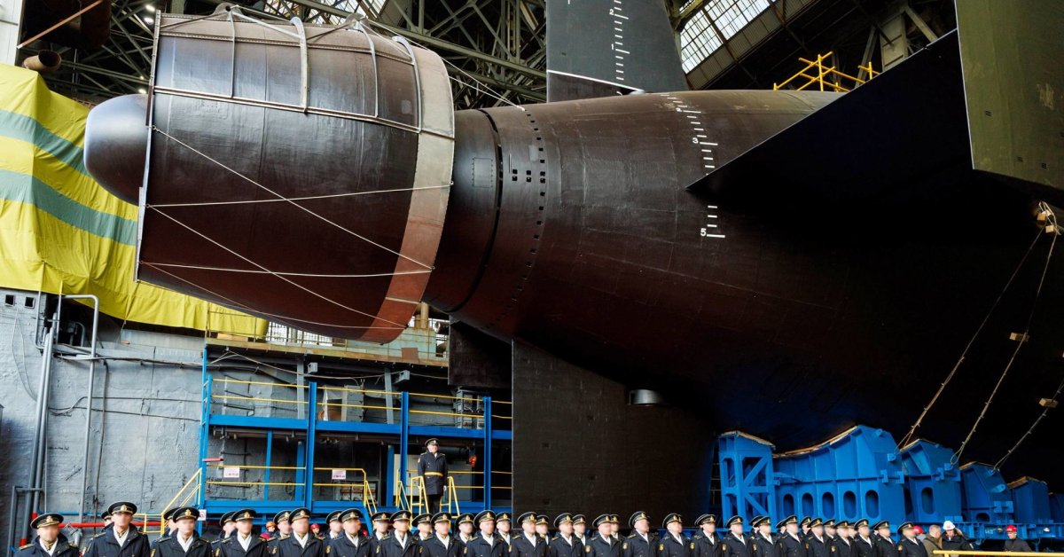 Naujas Rusijos triukas: pristatė naują drakonišką povandeninį laivą, skirtą superginklams gabenti