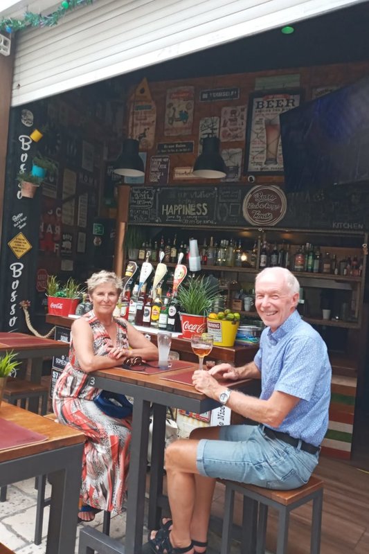 Rūta Vanagaitė ir mylimasis Davidas