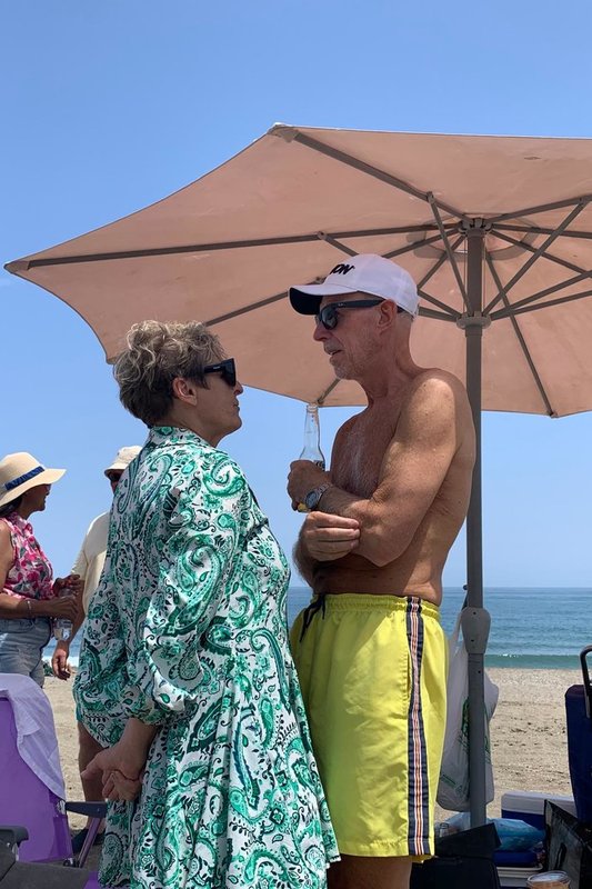 Rūta Vanagaitė ir mylimasis Davidas