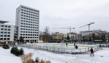 Pasiruoškite pačiūžas! Jau aišku, kada atsidarys ledo čiuožykla po atviru dangumi
