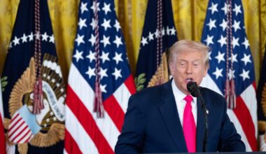 Donaldas Trumpas: demokratai skleidžia „Epsteino apgaulę“