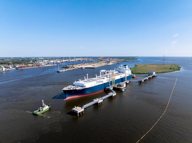 KN Energies nuotr./SGD terminalas „Independence“