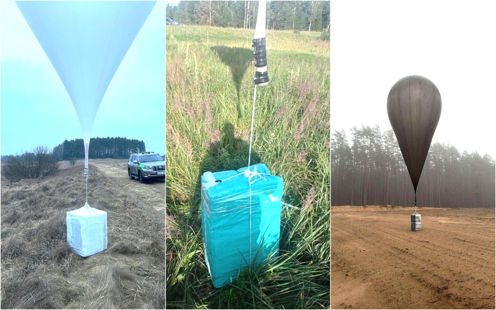 Perimti dar 8 iš Baltarusijos oro balionais gabenti rūkalų kroviniai, nutupdytas vienas dronas (foto)