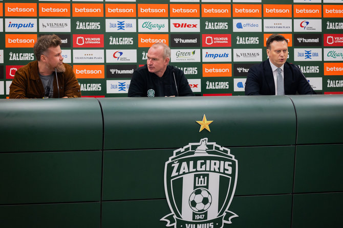 Patricija Adamovič / BNS/Spaudos konferencija po visuotinio „Žalgirio“ dalininkų susirinkimo