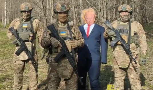 Stopkadras iš propagandinio vaizdo įrašo