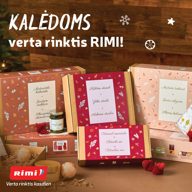 „Rimi“ nuotr./Šventinis šurmulys: ką dovanoti, kad visi liktų patenkinti