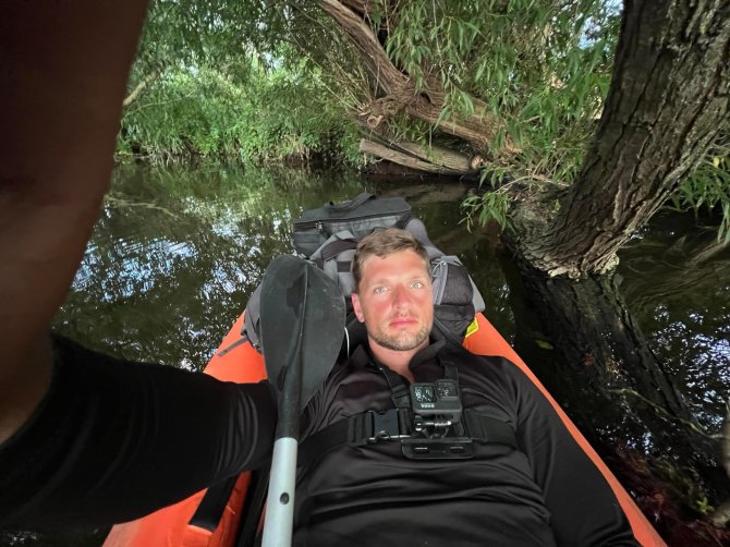 Asmeninė nuotr./Temzės upė yra ir tokia – ne tik srauni ir purvina, kokią esam įpratę matyti Londone