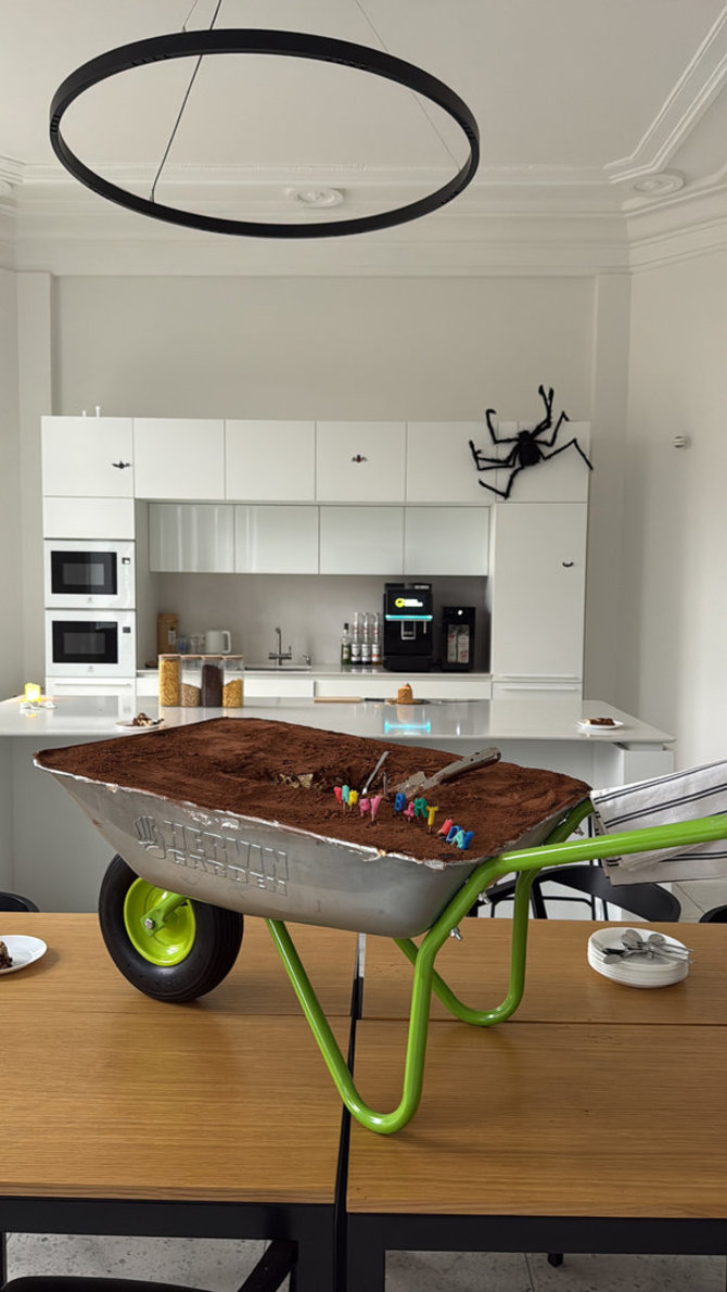 Tomo Jazdausko gimtadienio desertas /Asmeninio archyvo nuotr.