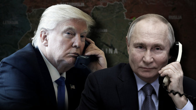 Donaldas Trumpas ir Vladimiras Putinas