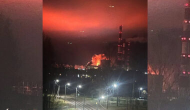 Po Ukrainos smūgio vienai didžiausių elektrinių Rusijoje – liepsnos pakilo iki dangaus