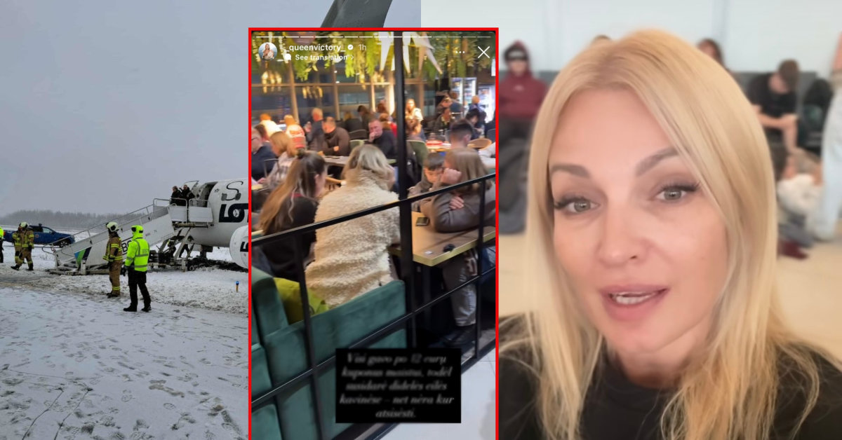Viktorija Jakučinskaitė pateko į chaosą Vilniaus oro uoste – neslepia šoko: „Žmonės sėdi ant grindų“ | Vardai