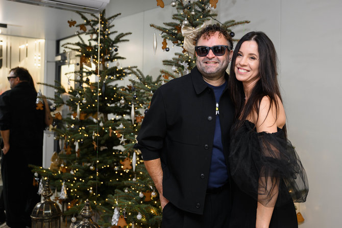 Loretos Kondratės nuotr./Žinomi svečiai Kauno renginyje – eglutės įžiebimas