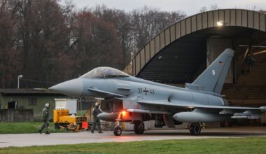 Vokietija perkėlė į Lenkiją „Eurofighter“ naikintuvų