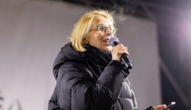 Proteste prie Seimo – Ievos Narkutės kreipimasis į prezidentą