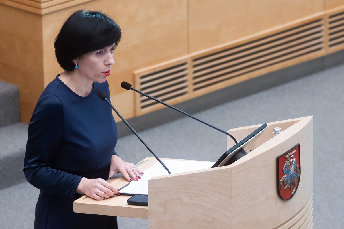 Aleknavičienė sulaukė skambučio iš teisingumo eurokomisaro dėl LRT pataisų