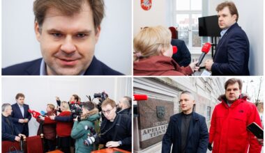  K.Bartoševičius atvyko į apeliacinį teismą.<br> Lrytas koliažas.