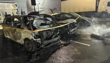 Vilniuje užsiliepsnojo trys elektromobiliai - Delfi