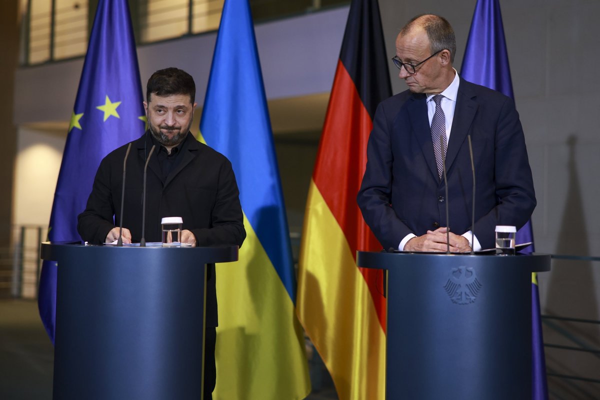 Zelenskis: derybos Berlyne buvo sunkios, bet produktyvios