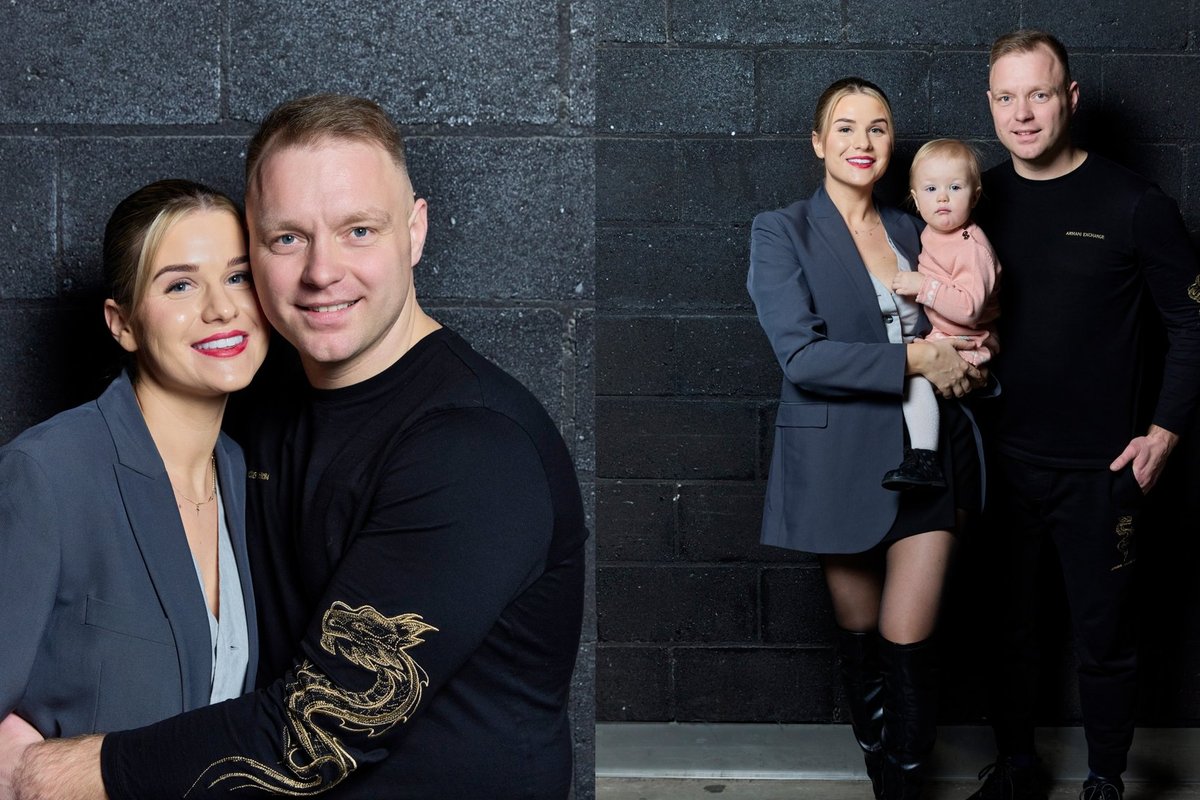Didžiausią karjeros iššūkį įveikęs „Grupės 2“ narys Donatas Balvočius parodė gražuolę žmoną ir dukrytę