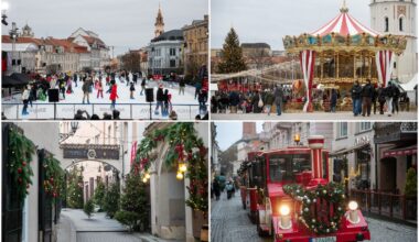  Kalėdiškiausia diena Vilniuje.<br> Lrytas koliažas