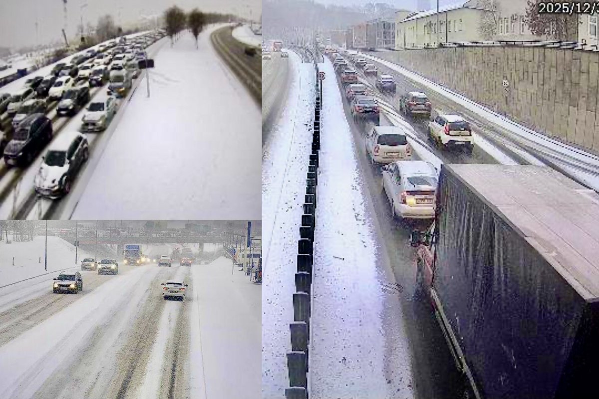 Dėl pūgos apsunkintas eismas Vilniuje – pasipylė avarijos