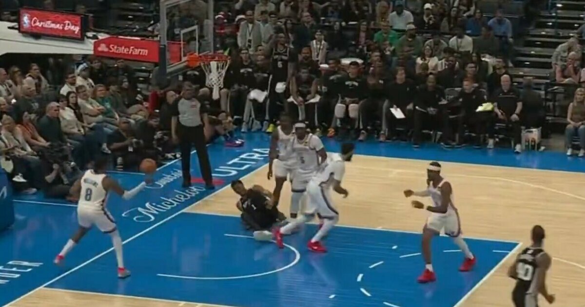 Pamatykite: Dortas tyčia bandė sutraumuoti Wembanyamą?