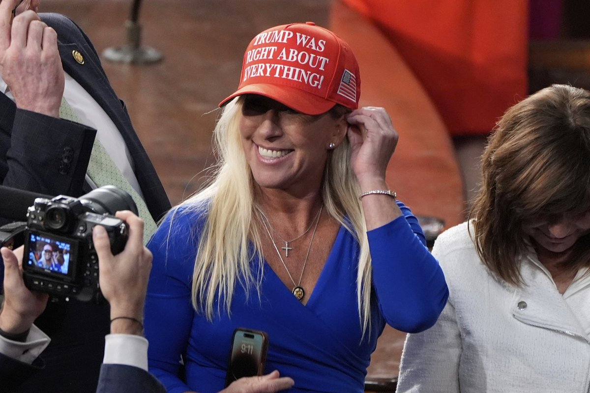 Su Trumpu susipykusi Marjorie Taylor Greene išsisakė sensacingame interviu