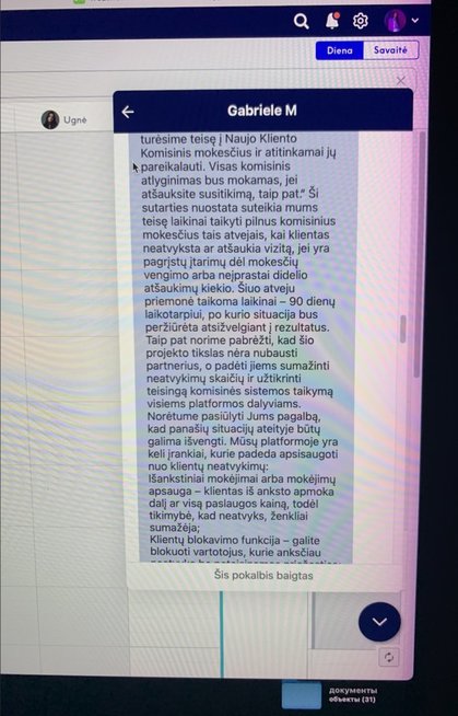 Meistrės pokalbis su konsultante „Treatwell“ platformoje