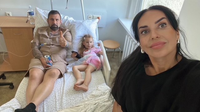 Oksana kartu su vyru (nuotr. asm. archyvo)