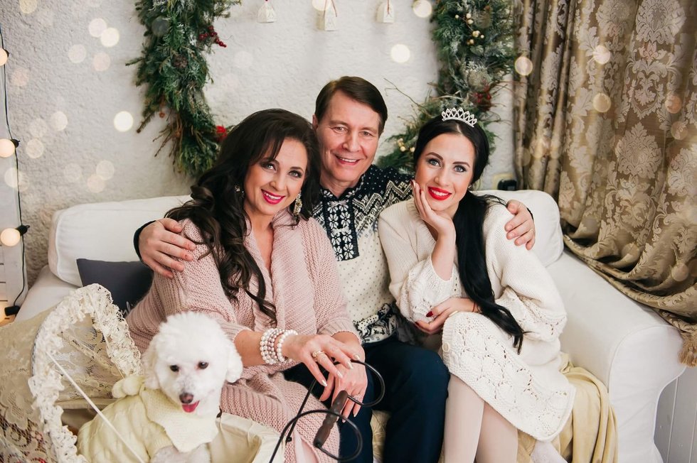 Ingrida Kazlauskaitė su šeima (nuotr. asm. archyvo)