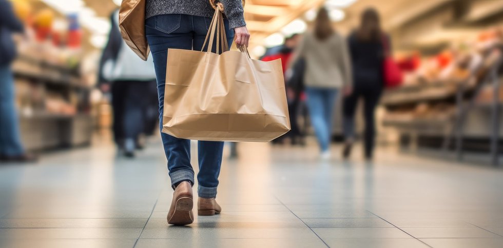 Pirkėjai, prekybos centras, parduotuvė, praeiviai (123rf.com)