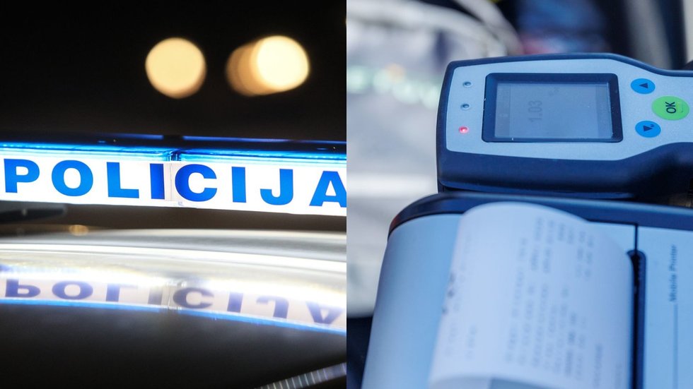 Policija, alkotesteris BNS Foto